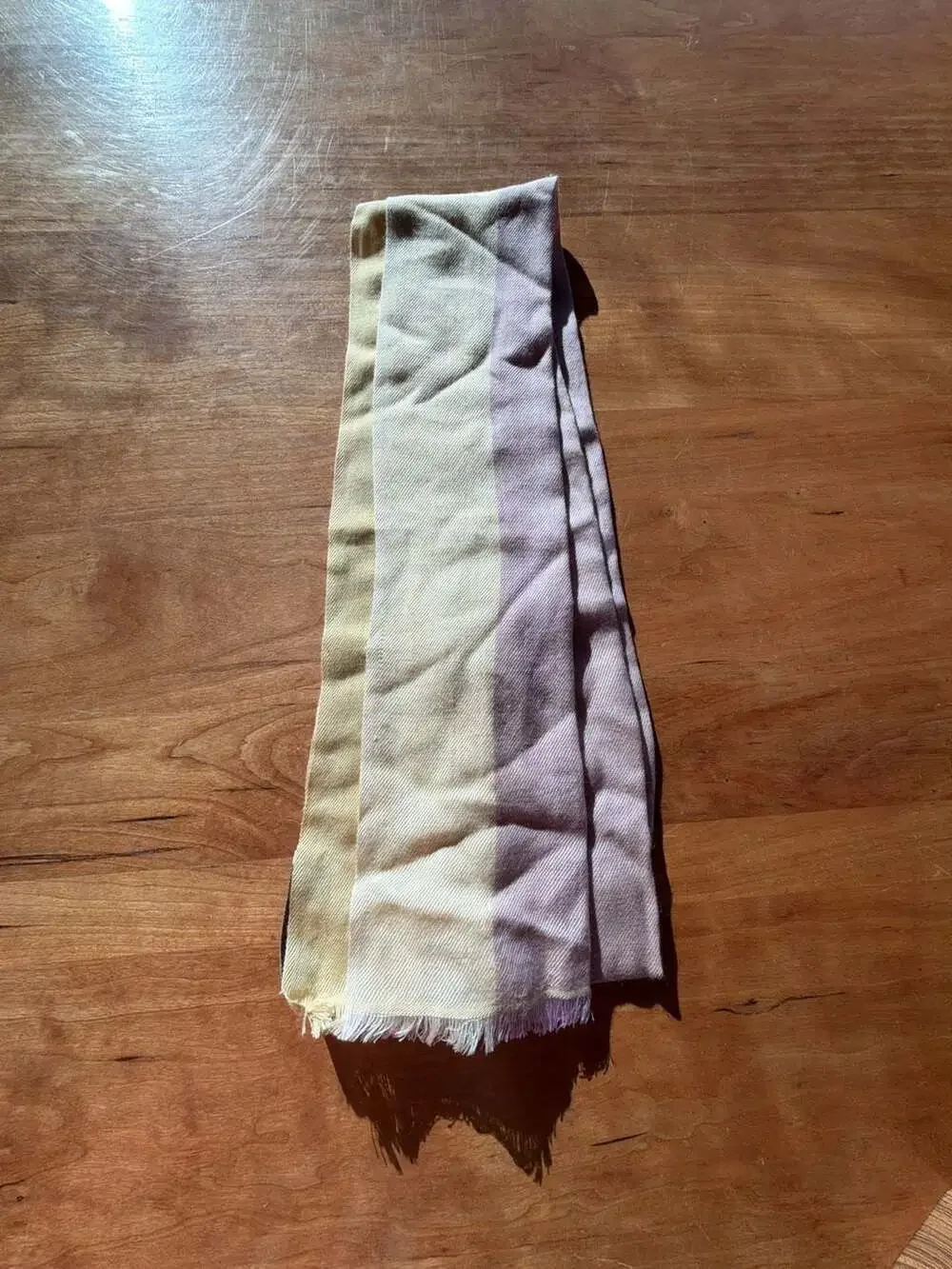 Kate‎ Kanyon Hand Woven Nepal Cashmere Silk Striped Scarf